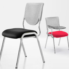 Kundengebundener ergonomischer Büro-Stuhl mit der Schreibplatte-Plastikmasche, die hinter,/Trainings-Stuhl gestapelt worden sein würden