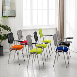 Kundengebundener ergonomischer Büro-Stuhl mit der Schreibplatte-Plastikmasche, die hinter,/Trainings-Stuhl gestapelt worden sein würden